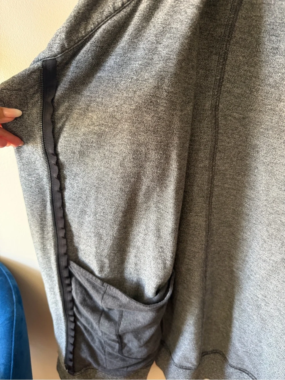 Women's Gray Hooded Jacket
